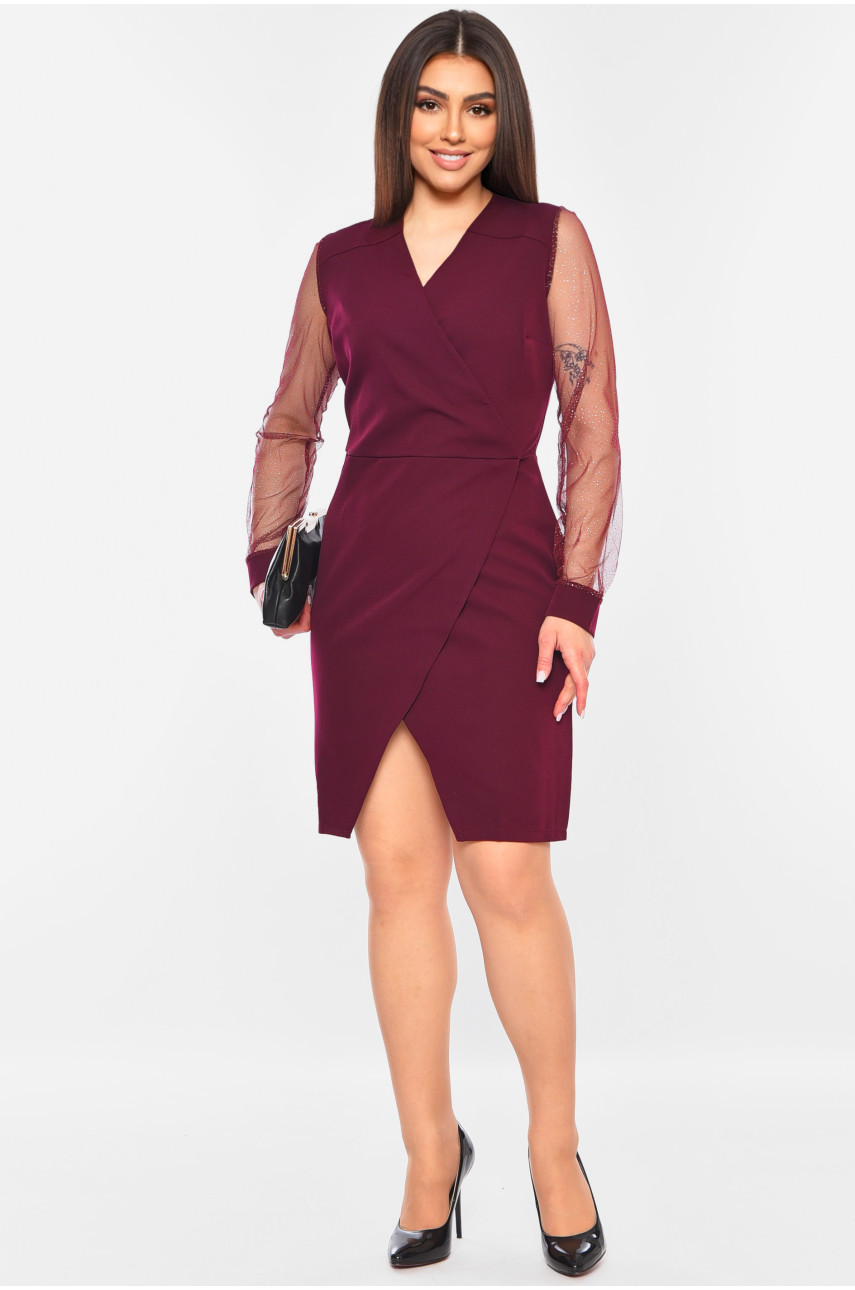 Платье женское фиолетового цвета 144 199369 Платье женское фиолетового цвета 144 199369