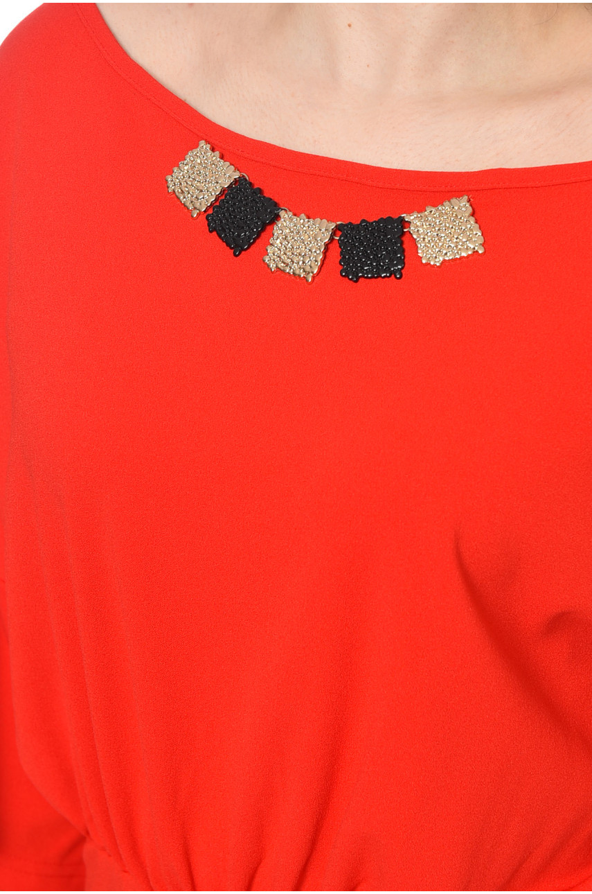 Сукня жіноча червоного кольору 2702 199403