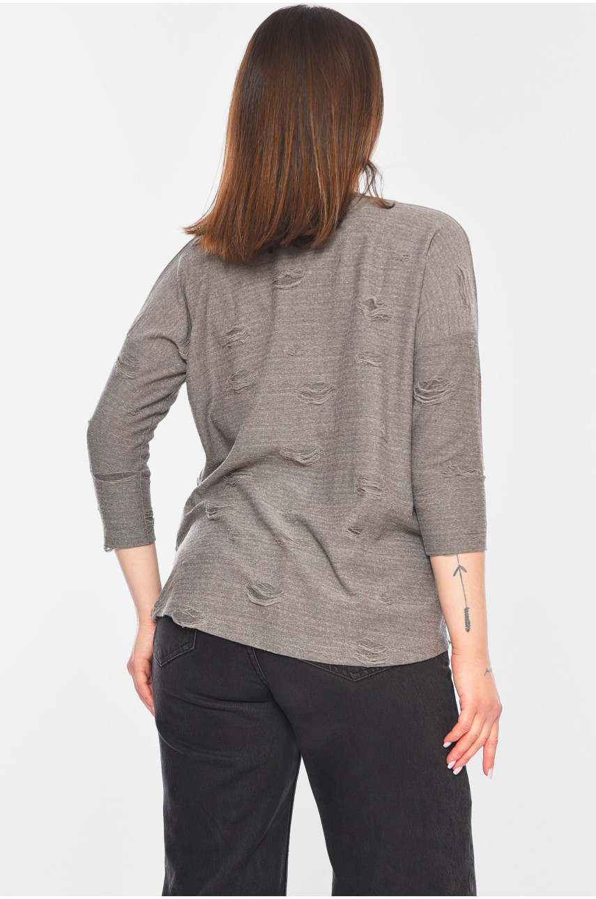 Кофта жіноча сірого кольору 11235 199416