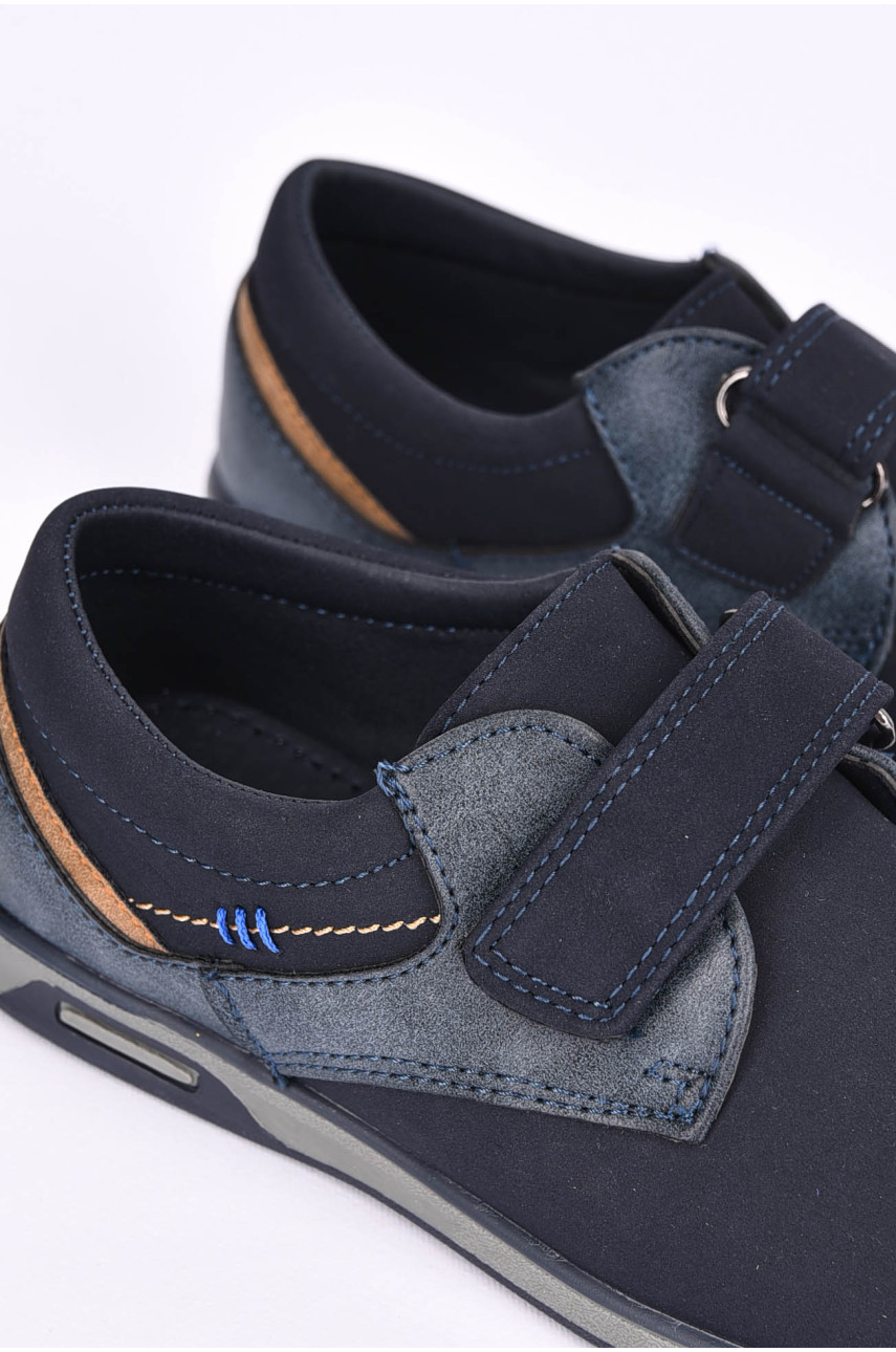 Туфли детские для мальчика темно-синего цвета С-Т56-97-С 199419