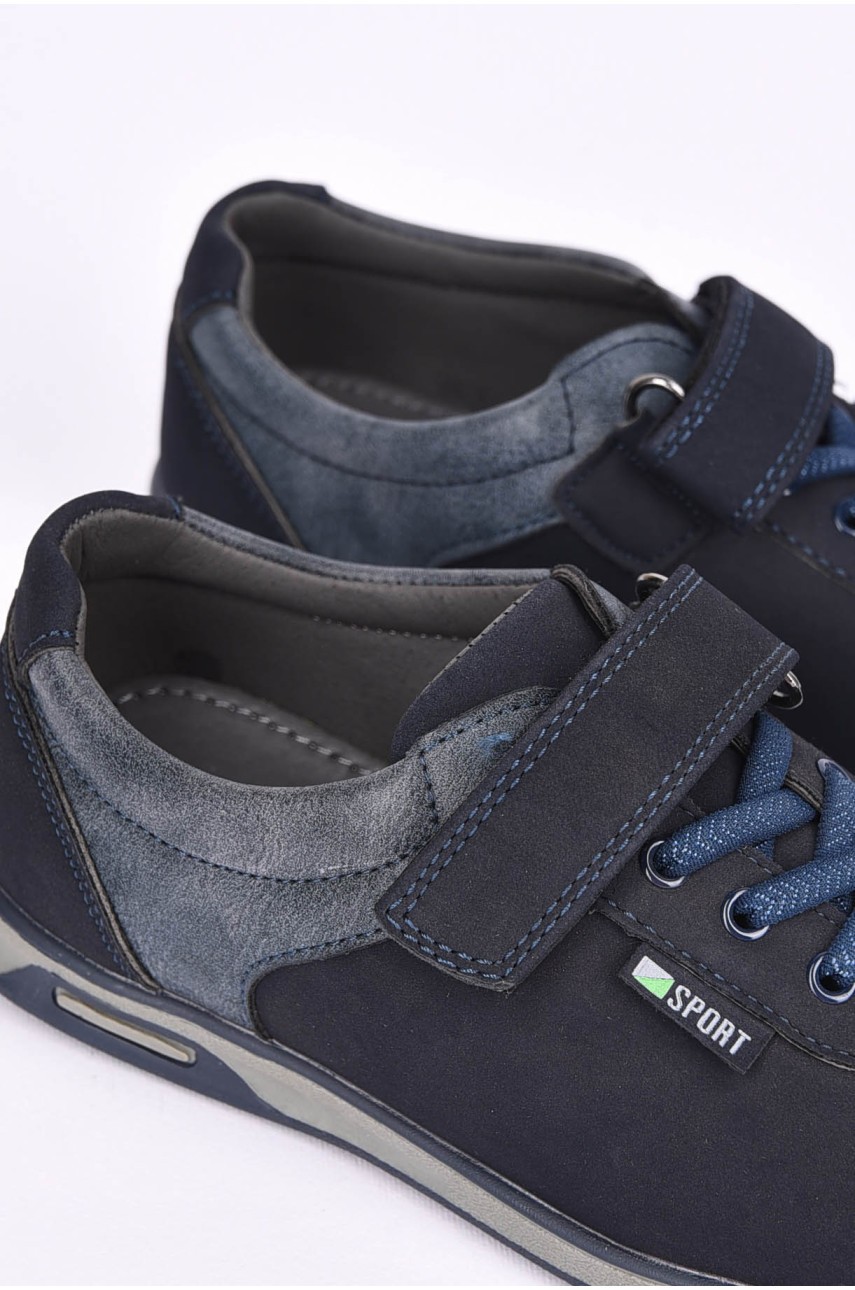 Туфли детские для мальчика темно-синего цвета С-Т56-95-С 199421