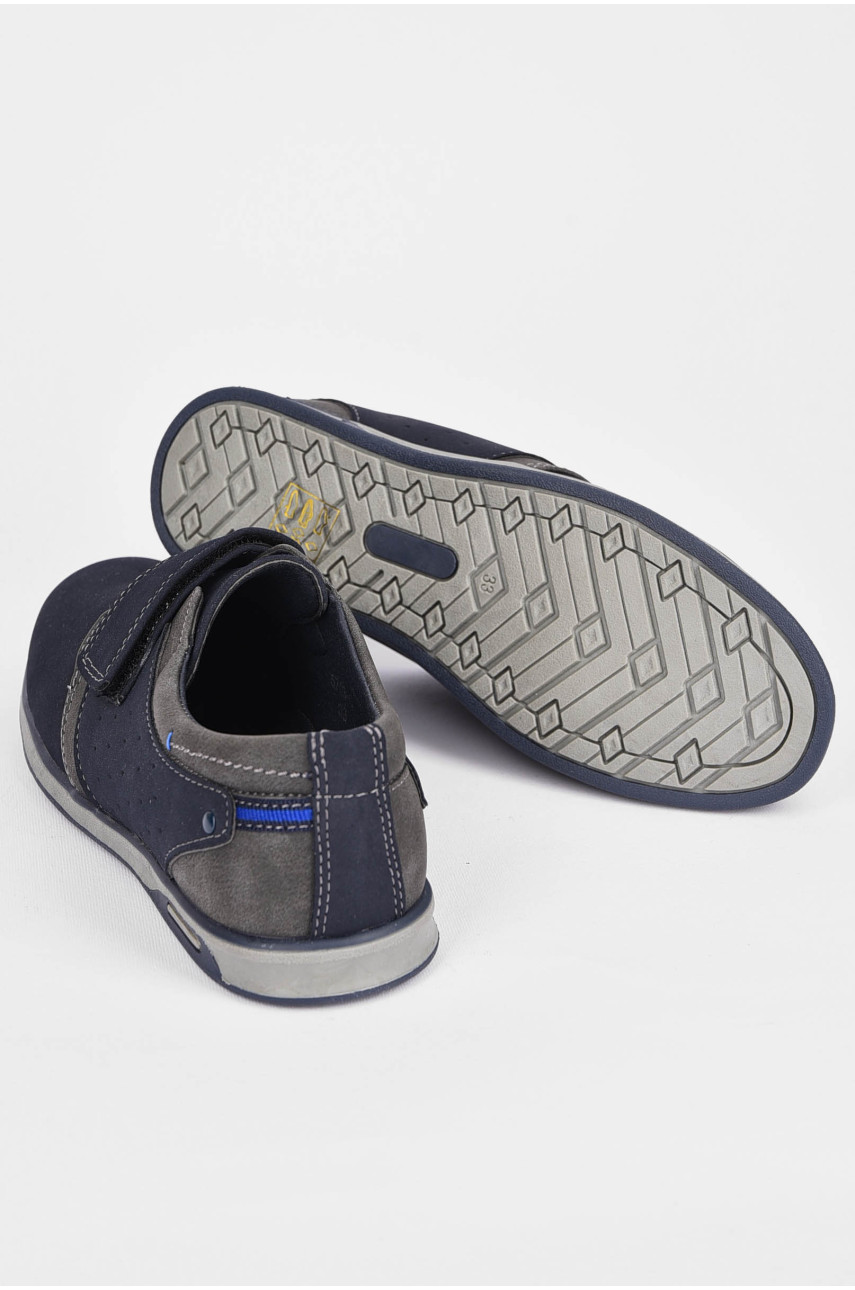 Туфли детские для мальчика темно-синего цвета С-Т57-03-С 199423
