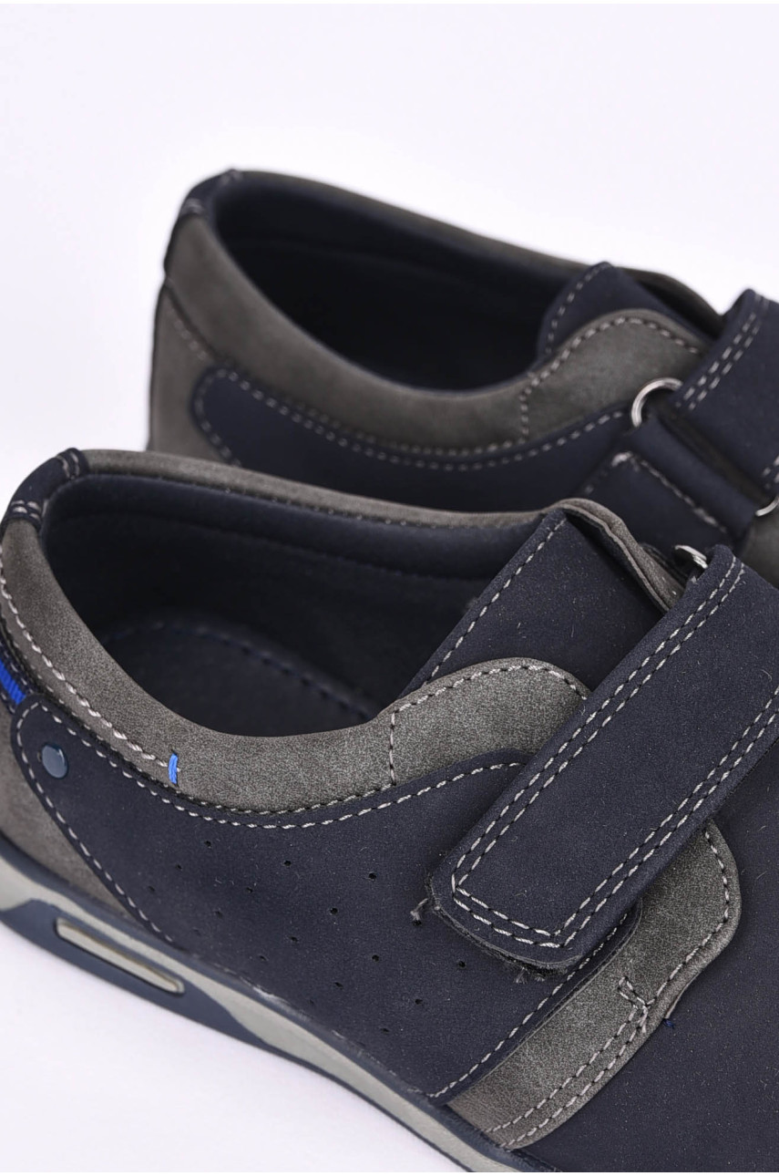 Туфли детские для мальчика темно-синего цвета С-Т57-03-С 199423