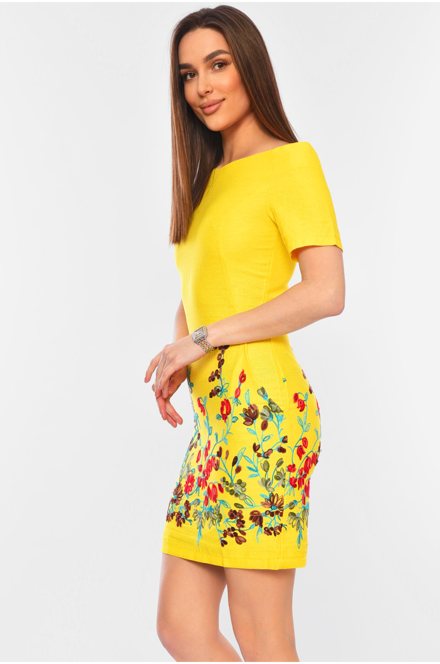 Сукня жіноча жовтого кольору 055 199431