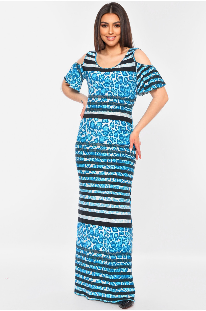 Сукня жіноча блакитного кольору 7117 199438