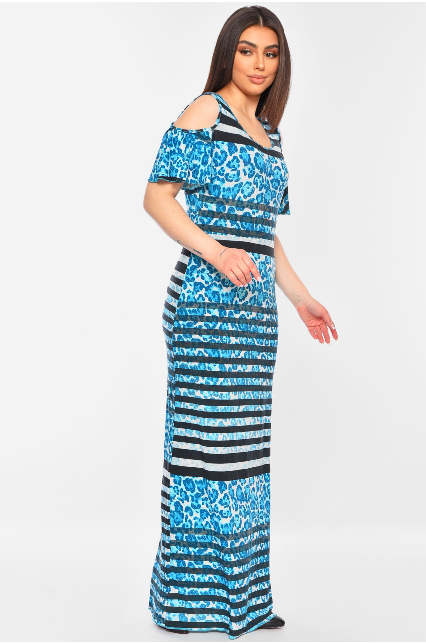 Сукня жіноча блакитного кольору 7117 199438