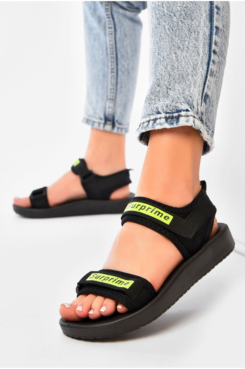 Сандалии женские черного цвета 5823-2 199468