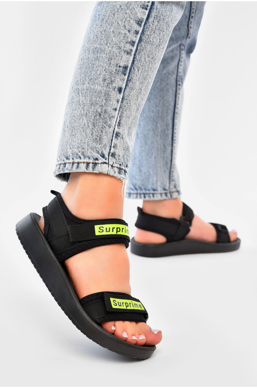 Сандалии женские черного цвета 5823-2 199468