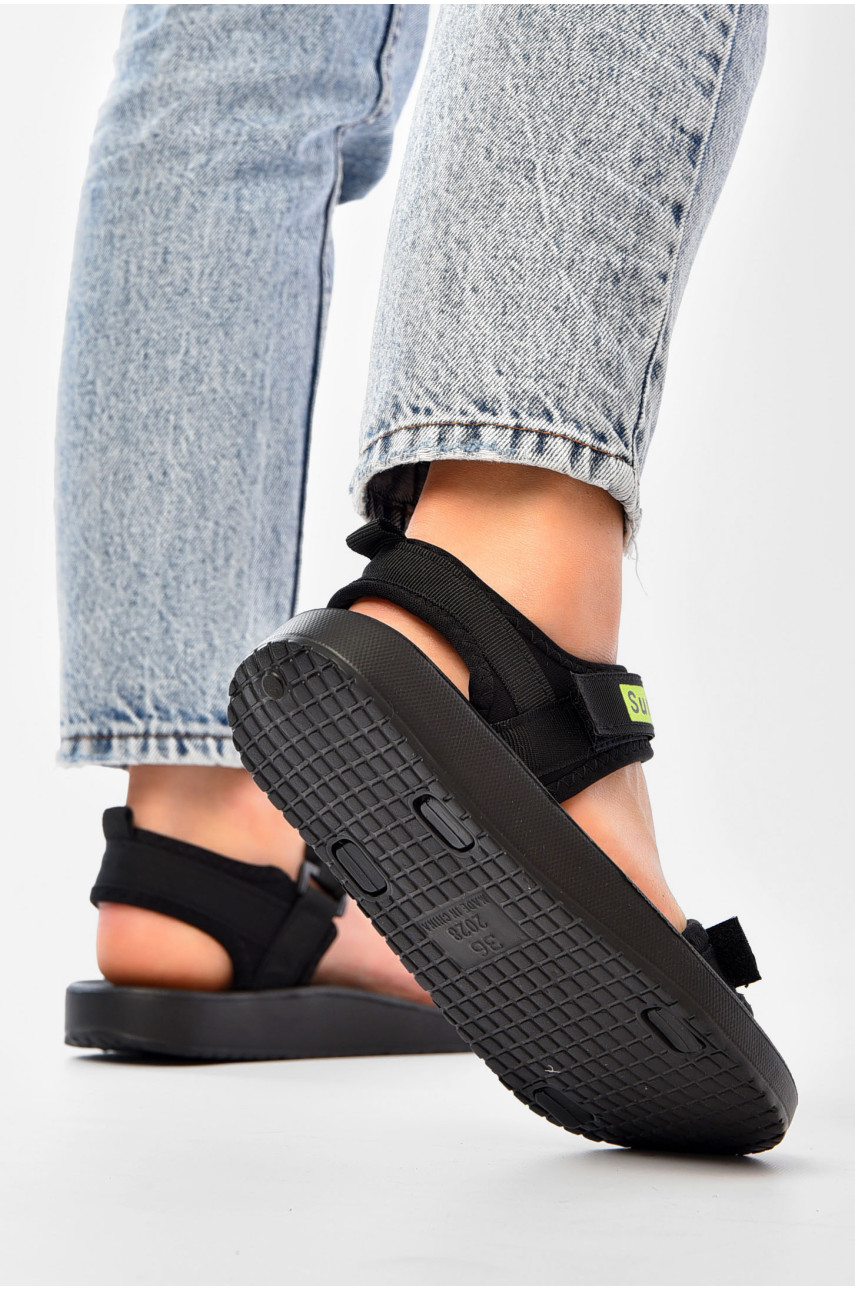 Сандалии женские черного цвета 5823-2 199468