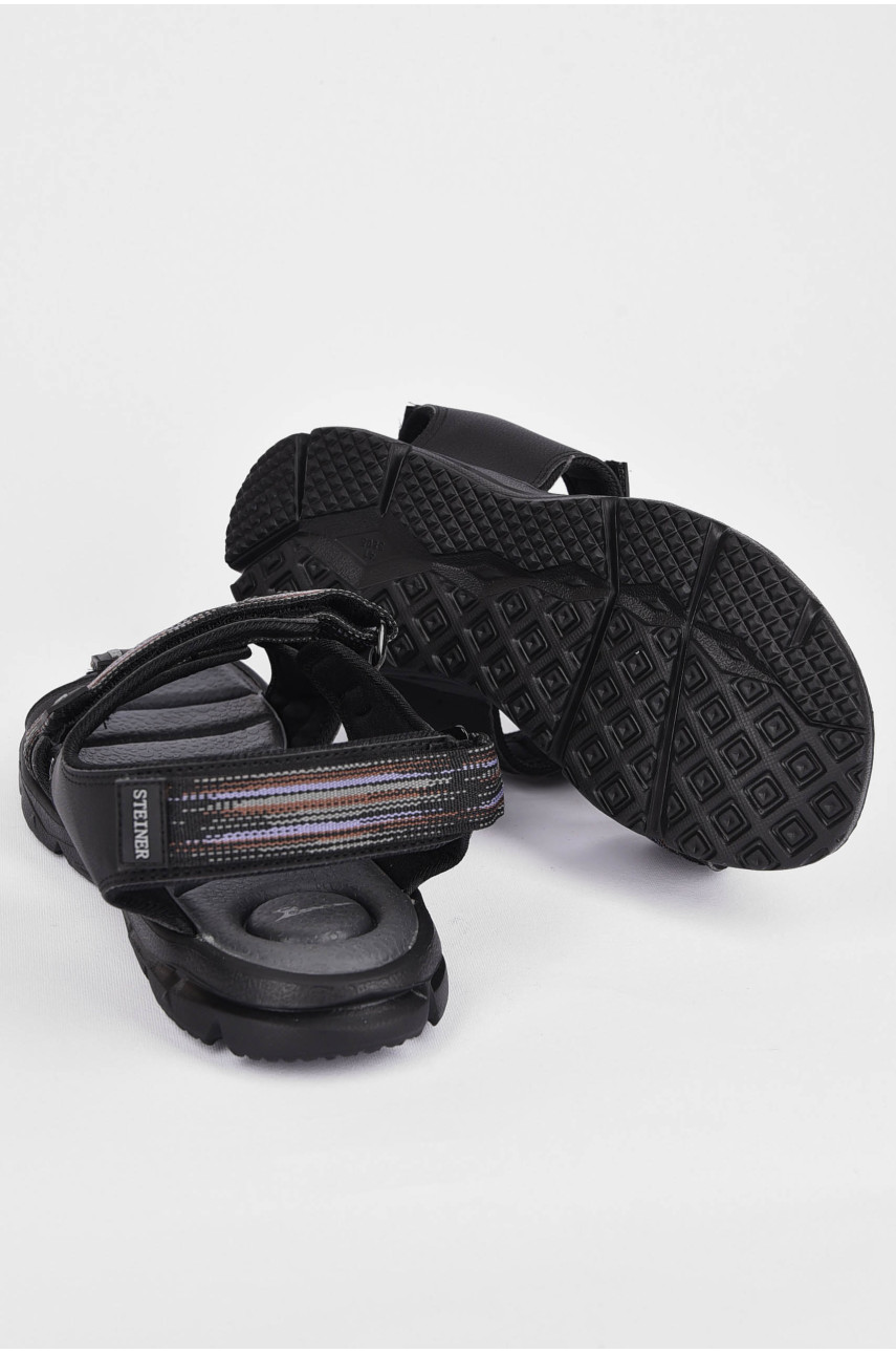 Сандалі чоловічі темно-сірого кольору 3805 199472