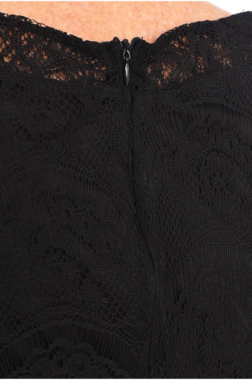 Сукня жіноча напівботальна чорного кольору 199478