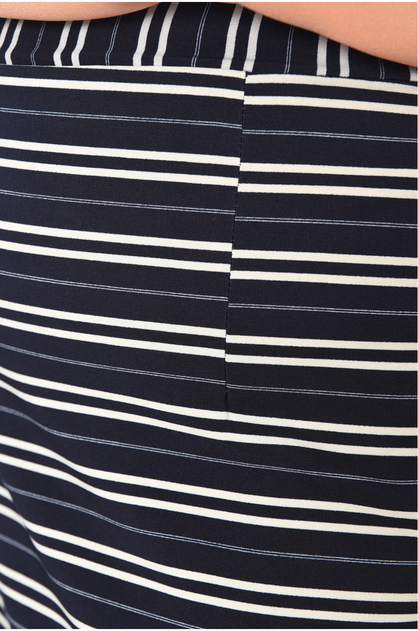 Юбка женская полуботальная тёмно-синего цвета 7224 199489