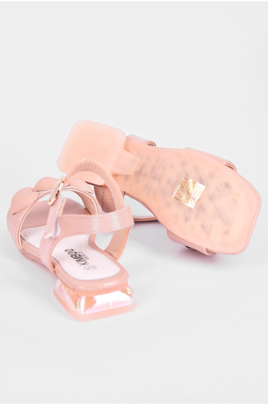 Босоножки детские для девочки светло-розового цвета XH2461-3F 199507