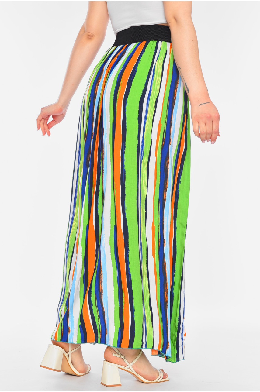 Юбка женская полуботальная синего цвета 7210 199516