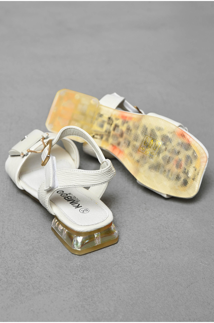 Босоножки детские для девочки светло-бежевого цвета XH2462-3M 199517