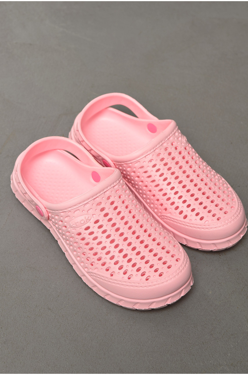 Крокси жіночі рожевого кольору С-62 199522