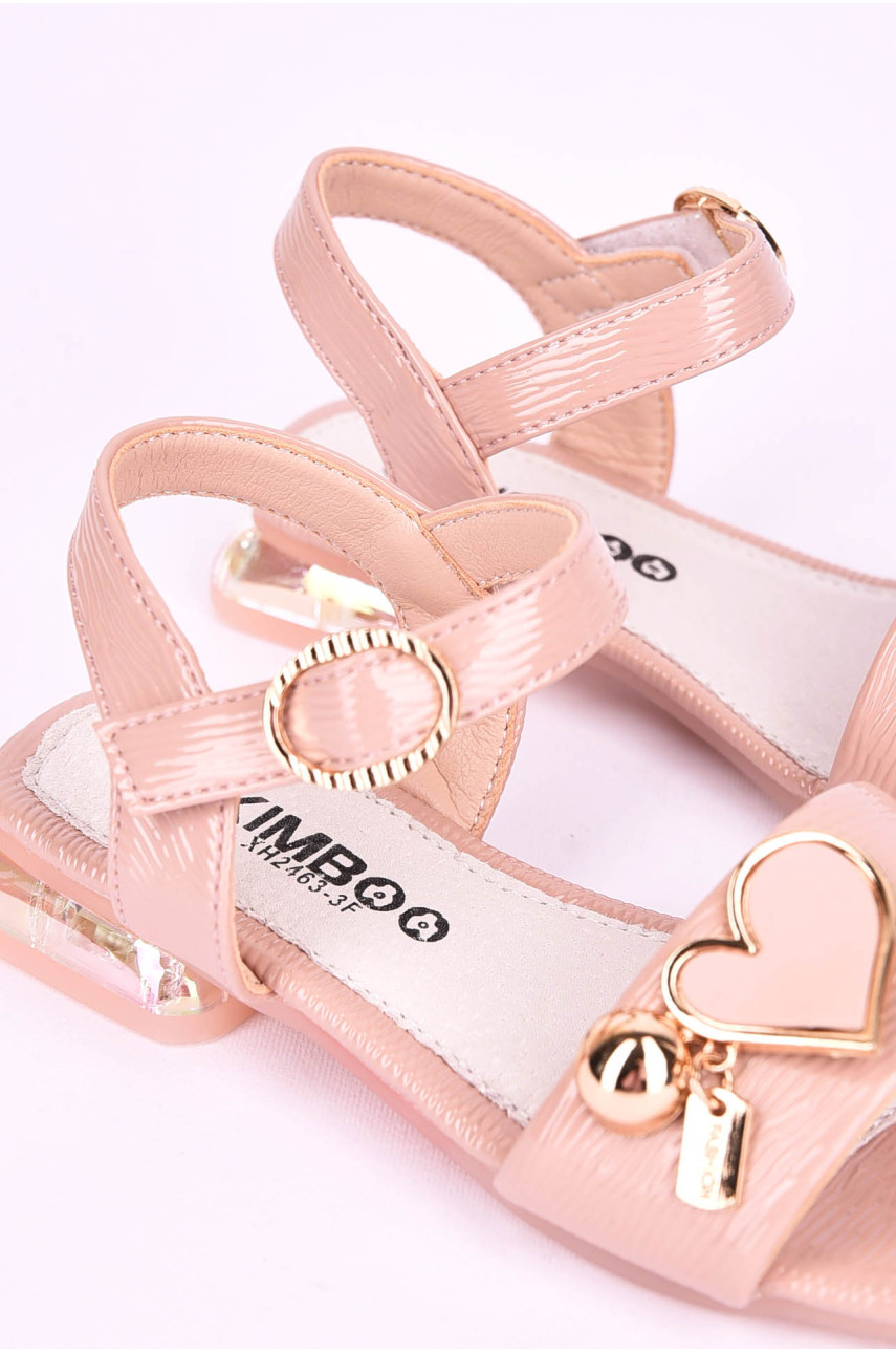 Босоножки детские для девочки светло-розового цвета XH2463-3F 199533