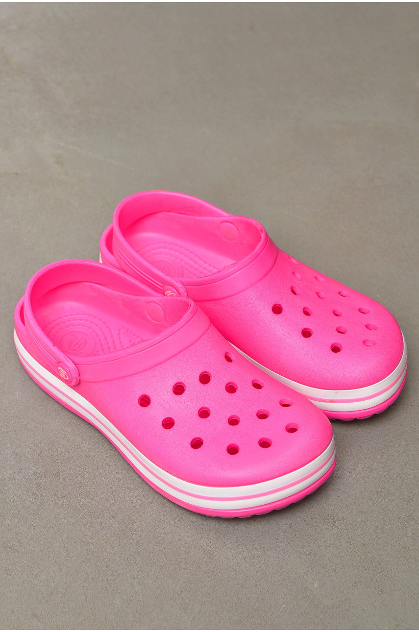 Крокси жіночі рожевого кольору Е324 199541