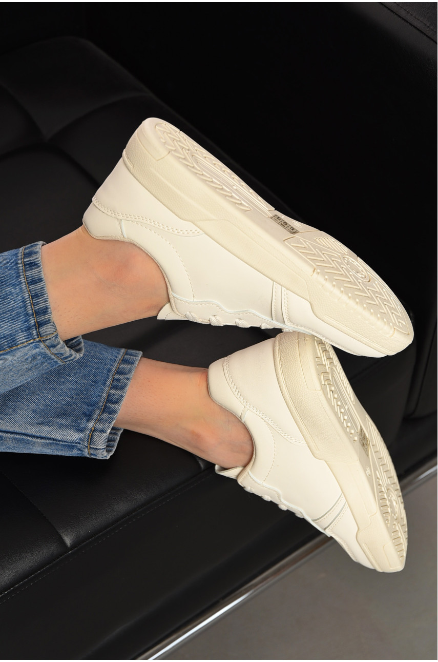 Кросівки жіночі молочного кольору АD50-3 199543