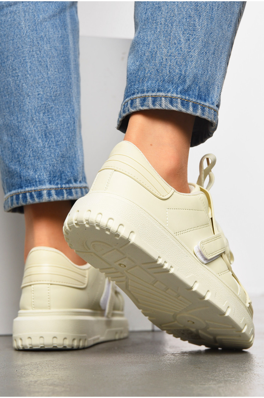 Кросівки жіночі молочного кольору A139-5 199545