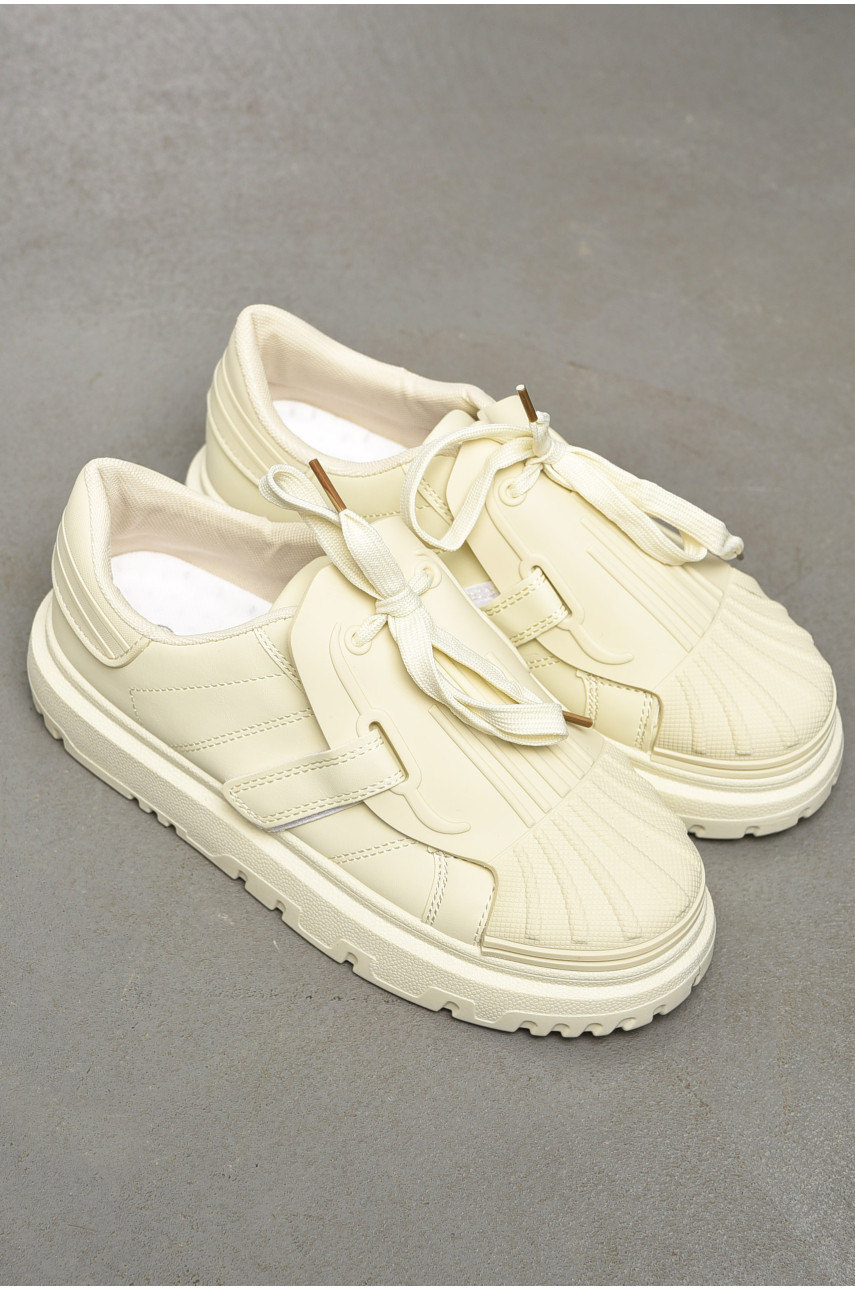 Кросівки жіночі молочного кольору A139-5 199545