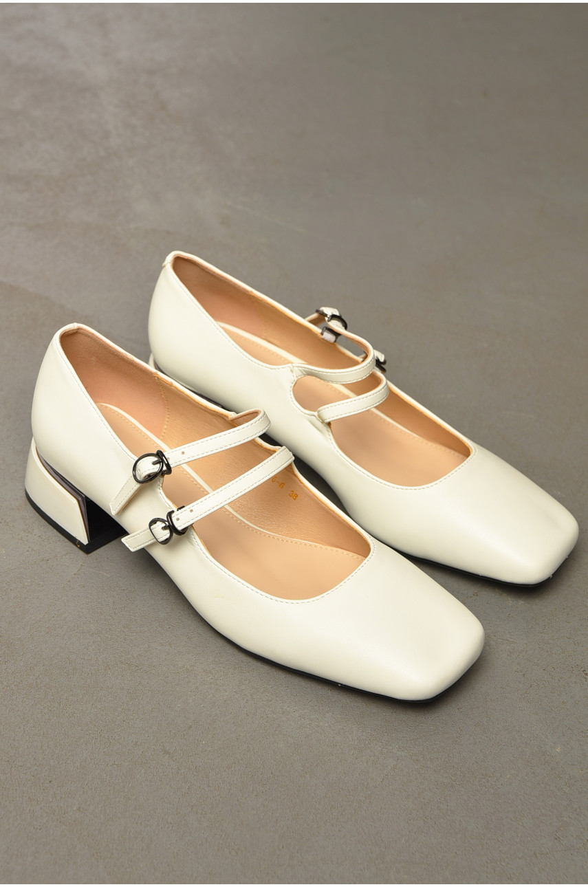 Туфлі жіночі білого кольору L5886-6 199552 Туфлі жіночі білого кольору L5886-6 199552