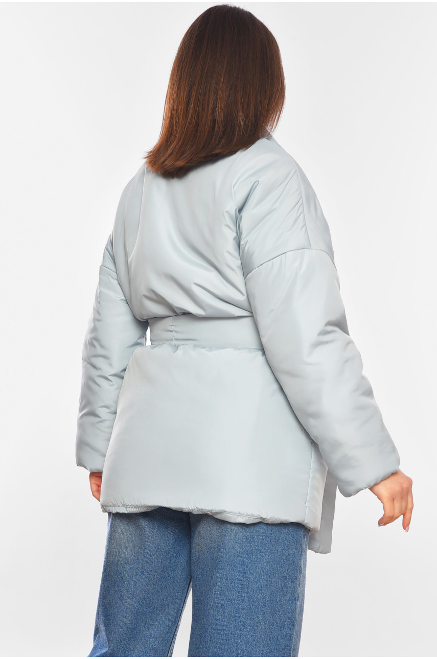 Куртка жіноча демісезонна сірого кольору 576 199582