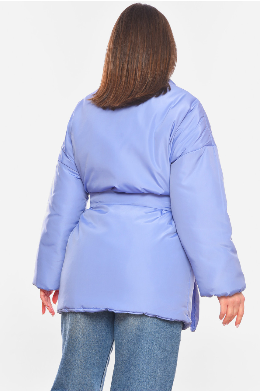 Куртка жіноча демісезонна світло-бузкового кольору 576 199583