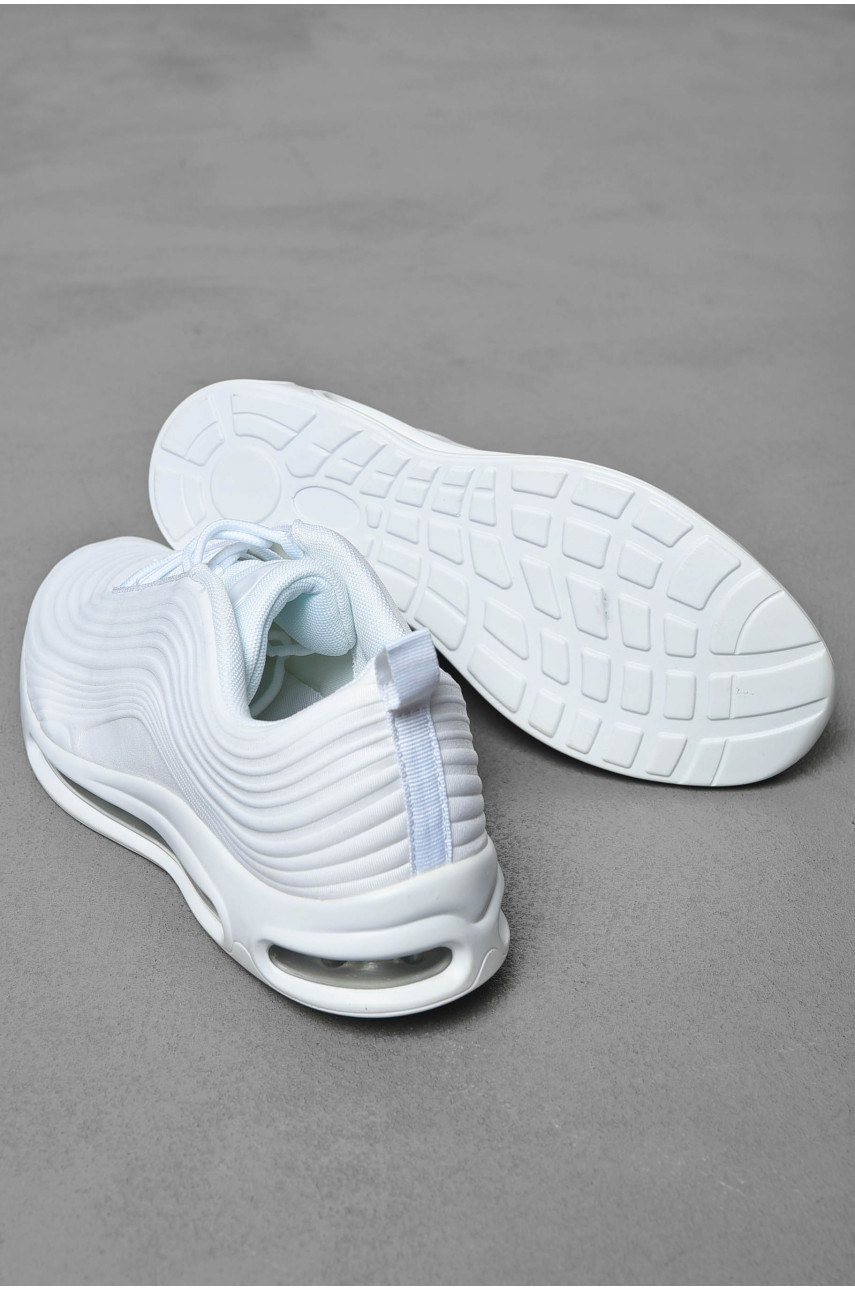 Кросівки чоловічі молочного кольору на шнурівці н098 199598 Кросівки чоловічі молочного кольору на шнурівці н098 199598