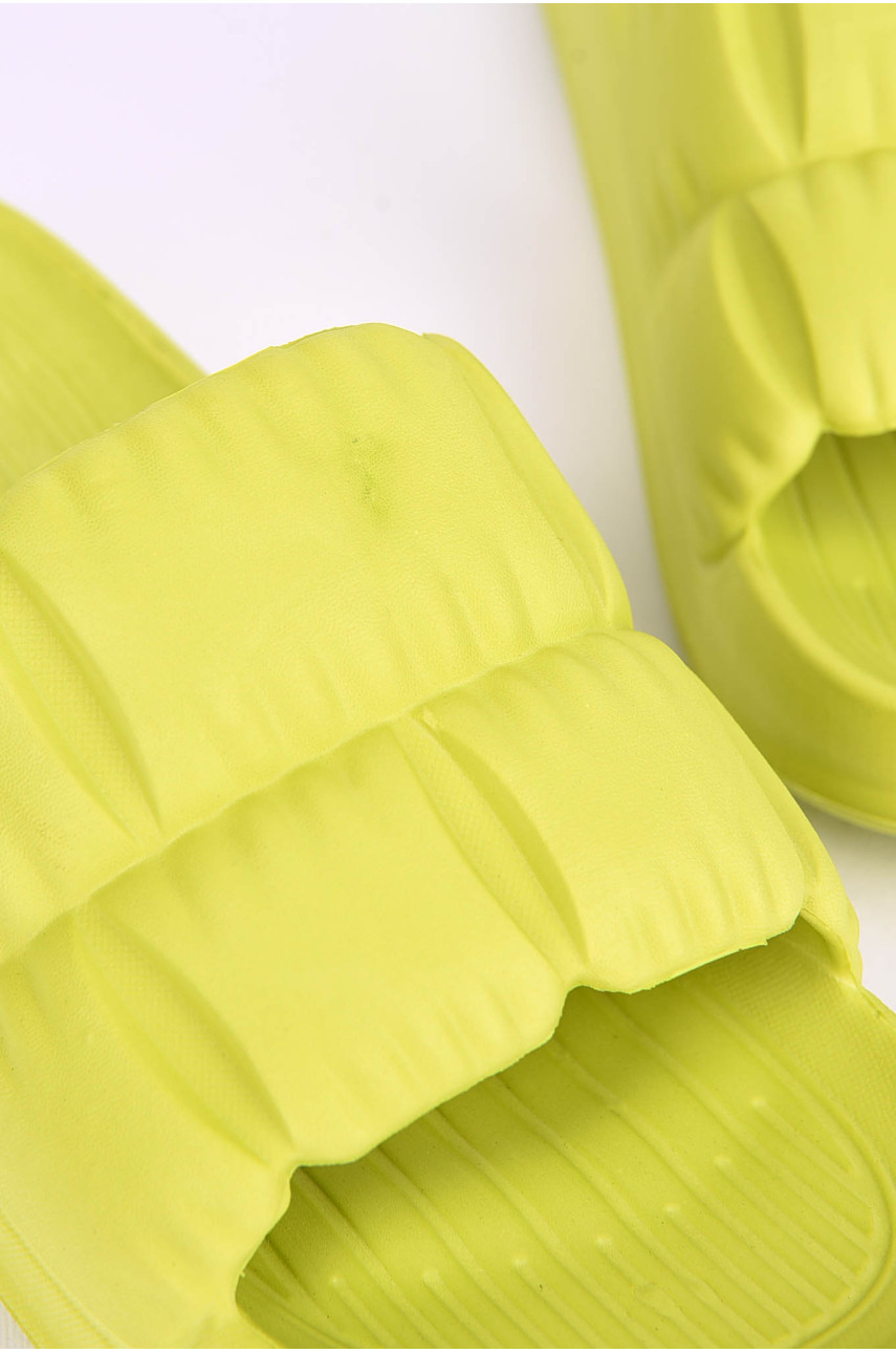 Шльопанці піна жіночі лайма кольору Уцінка С-95 199599 Шльопанці піна жіночі лайма кольору Уцінка С-95 199599