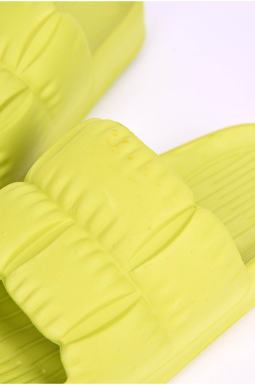 Шльопанці піна жіночі лайма кольору Уцінка С-95 199599 Шльопанці піна жіночі лайма кольору Уцінка С-95 199599