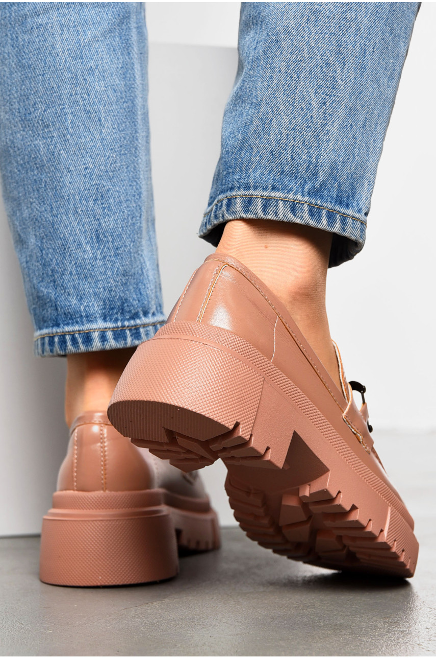 Лофери жіночі рожевого кольору Y108-5 199602