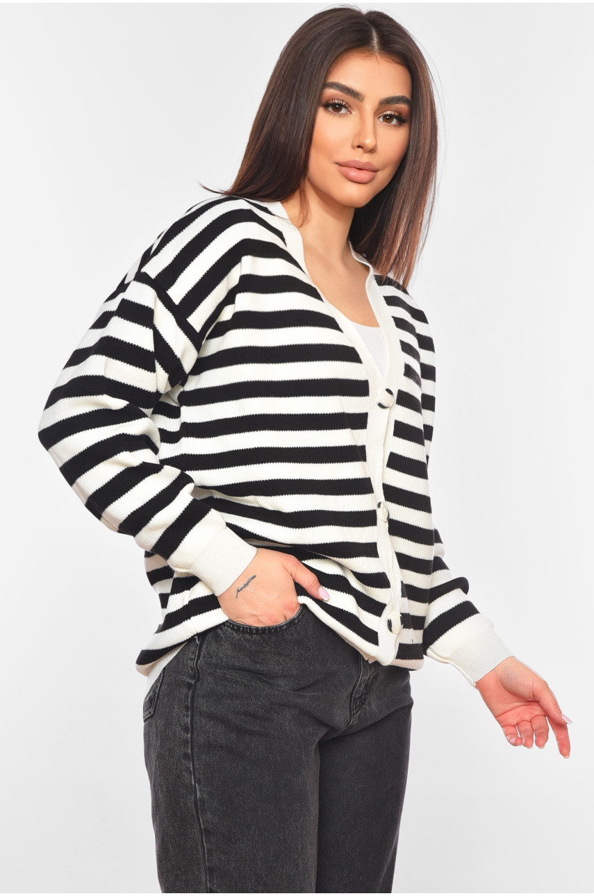 Кардиган женский белого цвета 0026 199616