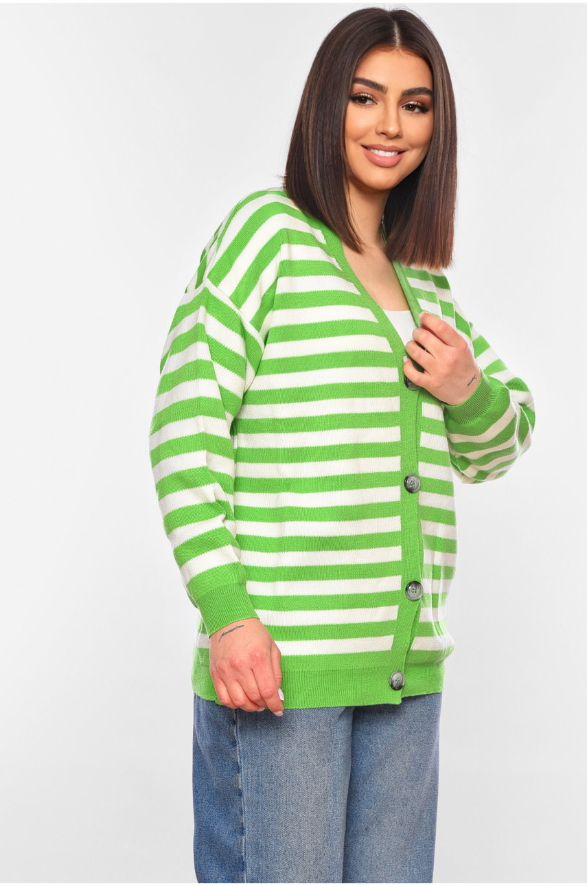 Кардиган женский зеленого цвета 0026 199617