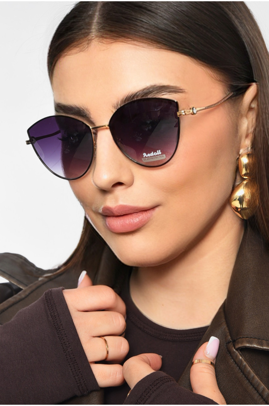 Очки женские золотистого цвета 199639