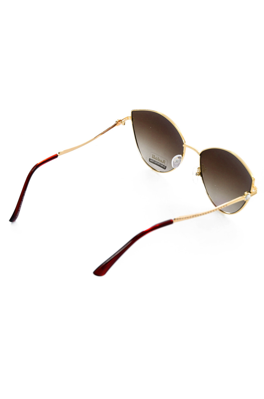 Окуляри жіночі золотистого кольору 199640