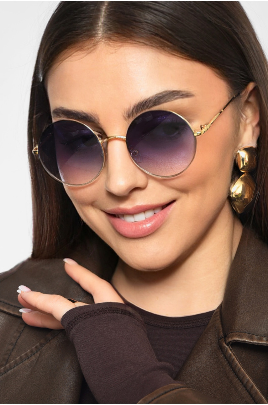 Очки женские золотистого цвета 199641