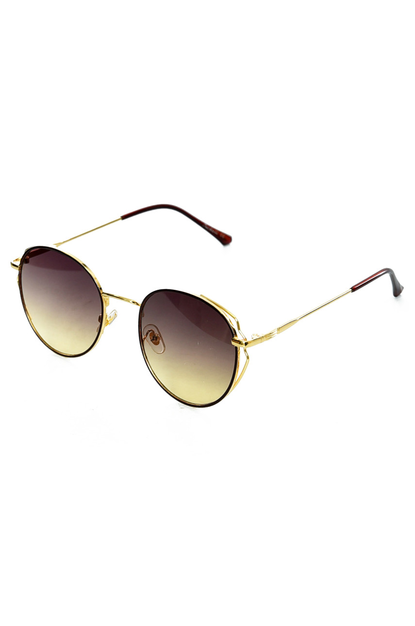 Очки женские золотистого цвета 199659