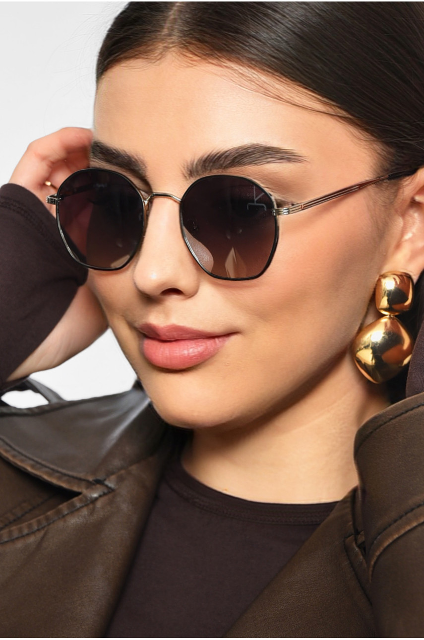 Очки женские золотистого цвета 199662