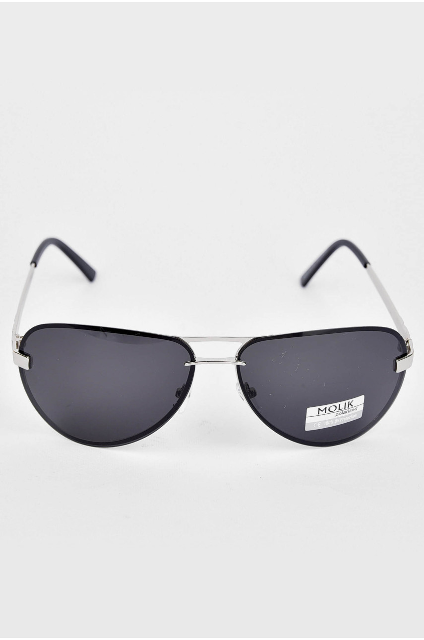 Очки мужские серебристого цвета 199700