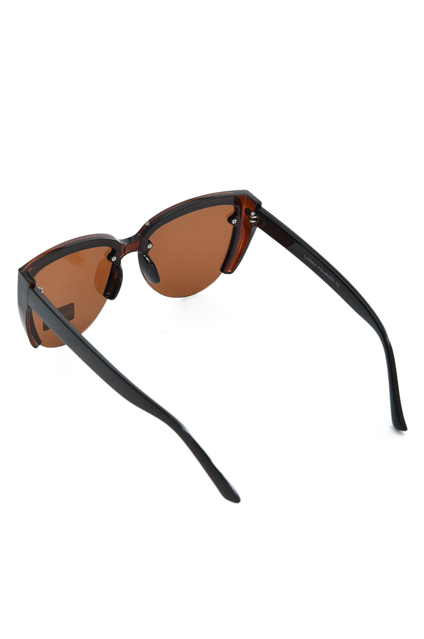 Окуляри жіночі коричневого кольору 199731 Окуляри жіночі коричневого кольору 199731