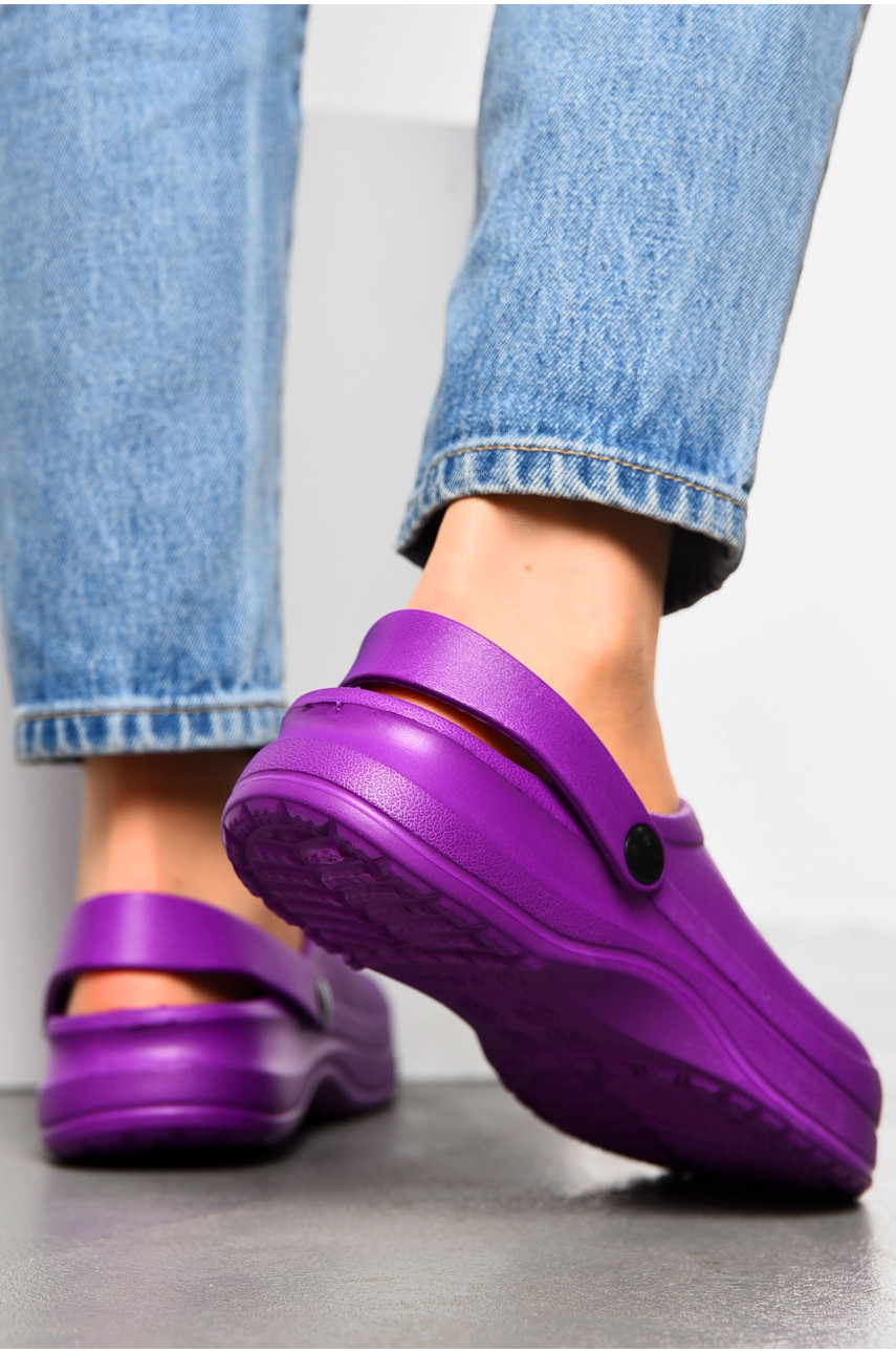 Крокси жіночі фіолетового кольору 6/1 199797