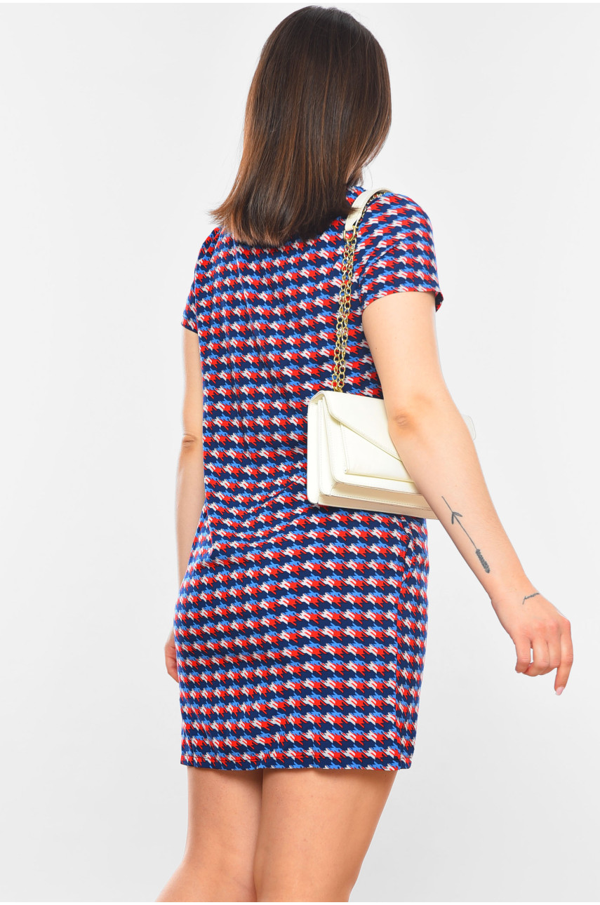 Сукня жіноча червоного кольору з принтом 220 199798