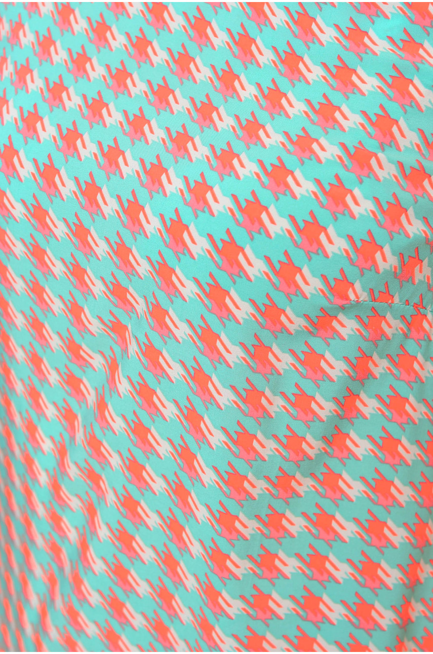 Сукня жіноча салатового кольору з принтом 220 199801