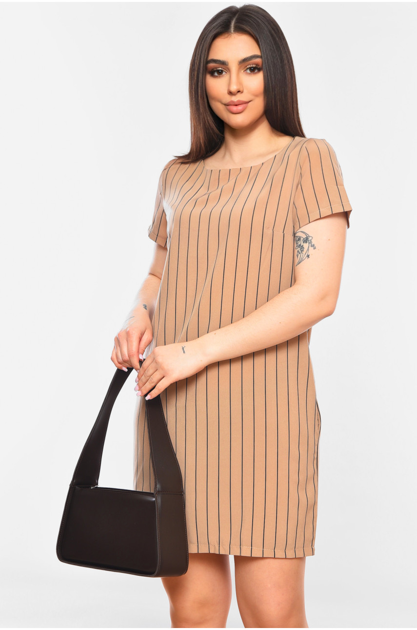 Сукня жіноча бежевого кольору 220 199803