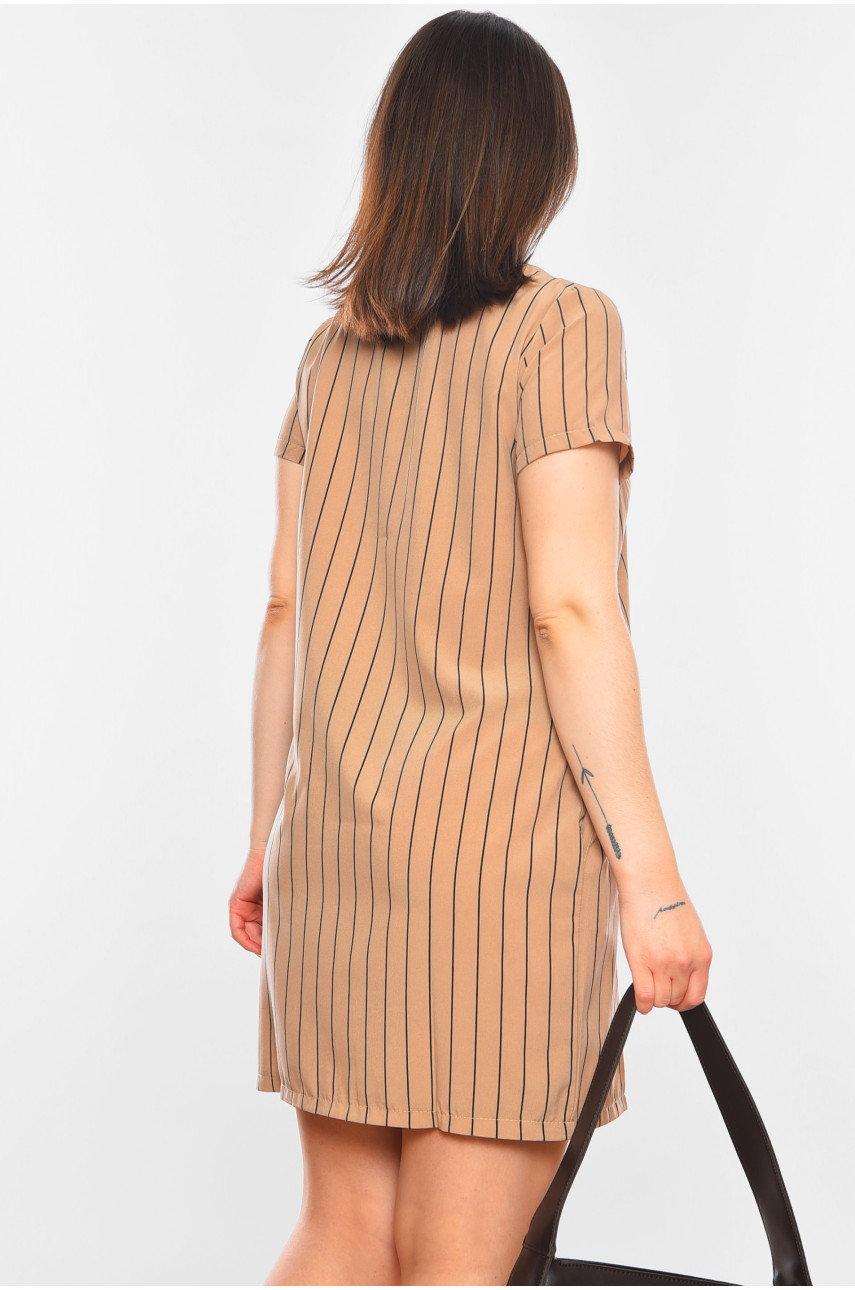 Сукня жіноча бежевого кольору 220 199803