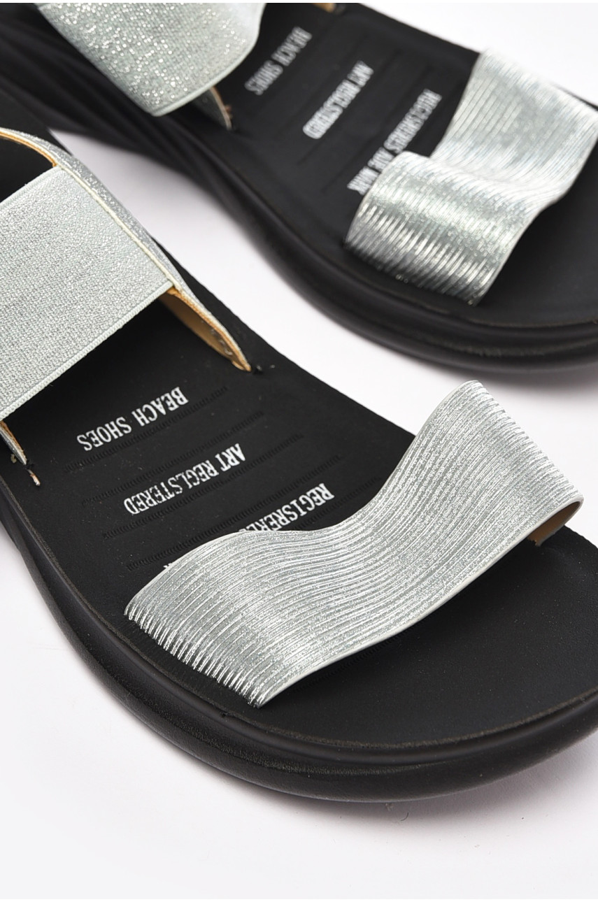 Босоножки женские светло-голубого цвета 728-2 199814