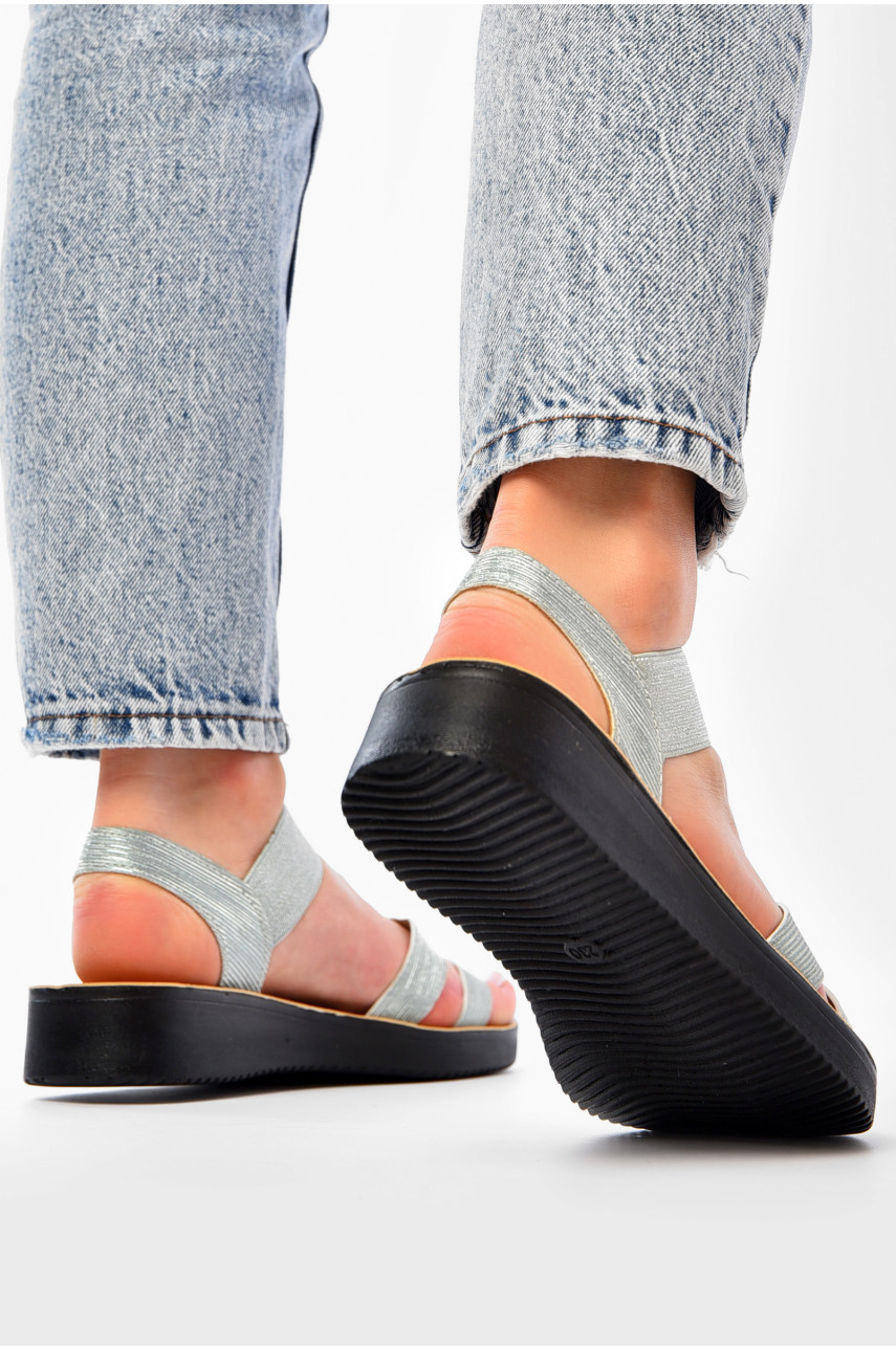 Босоножки женские светло-голубого цвета 2702-2 199815