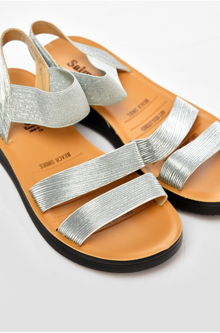 Босоножки женские светло-голубого цвета 2702-2 199815