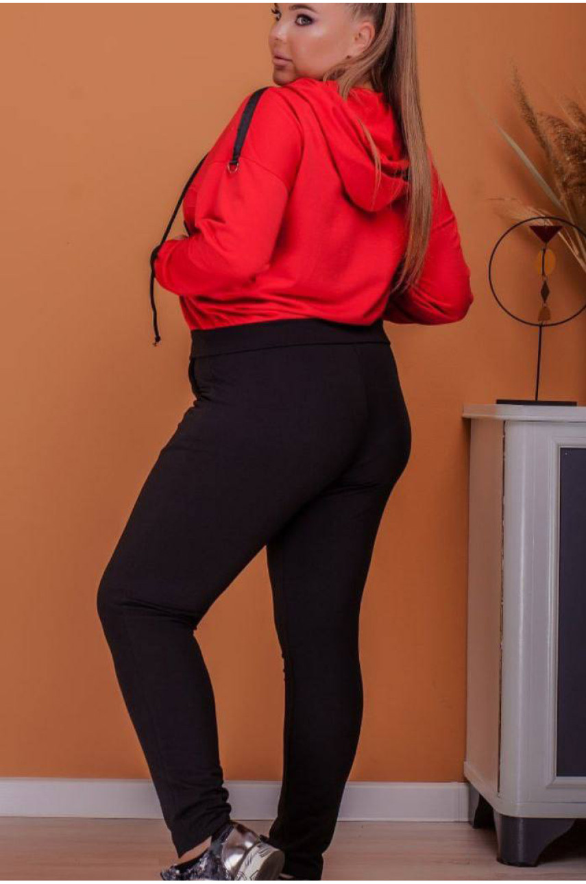 Спортивний костюм жіночий червоного кольору 8393 199867